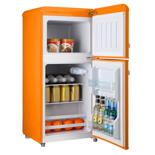 Pyramidea Frigo Retrò 100 Litri Lordi Color Arancione MAMBO105O - 2