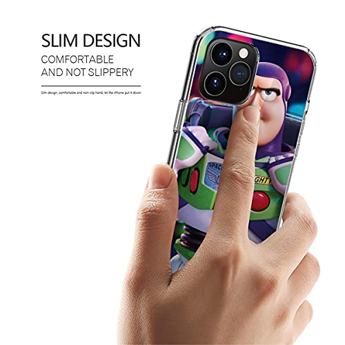 Generic Phone Case Buzz Shockproof Lightyear Colorful Aesthetic Cover Compatible With Iphone 12 11 X Xs Xr 8 7 6 6S Plus Mini Pro Max Samsung Galaxy Note S9 S10 S20 Ultra, Transparent #TOP1