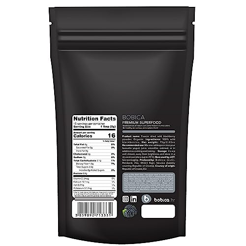 Bobica L9-LHXJ-SLKN Organic Freeze Dried Wild Blackberry Powder From Frozen Blackberries thumb #1