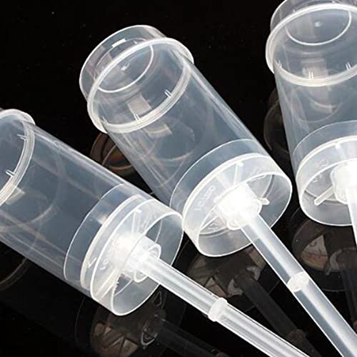 Pushable Cake Holders Diy Push Cake Mold Cylinder Shaped Cake Pusher Push Pops Plastic Containers With Lids 20/40 Pcs #TOP4