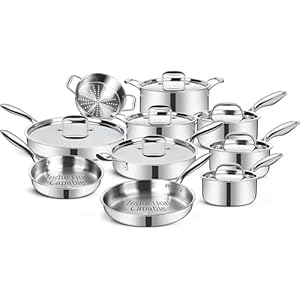 EWFEN Stainless Steel Cookware Set,...