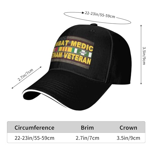 Gorra ajustable estilo béisbol US Army Vietnam unisex miniatura 2