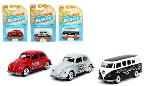 Jada Volkswagen Beetle Bus Punch Buggy SLUG Bug Wave 1 Set of 3 2020 1/64 14051