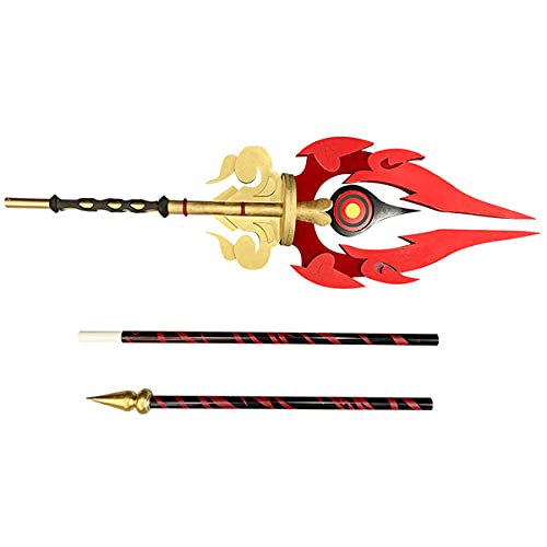 50cm護摩の杖 原神 胡桃 ミニ武器 キーホルダー アクセサリ Amazon.co.jp: 原神 胡桃 護摩の杖 22cm キーホルダー
