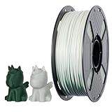 CC3D PLA-Filament mit Temperaturwechsel, 31 °C, 1,75 mm, 1 kg, 3D-Drucker-Filament, 3D-Druckmaterialien, Temperatur-Farbwechsel, PLA, Dunkelgrün zu Weiß