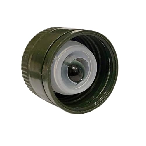 Euroshoppingonline 100 Tappi Tappo a Vite in plastica con versatore Anti rabbocco per Bottiglia marasca Olio oliviera 31,5x24 MM