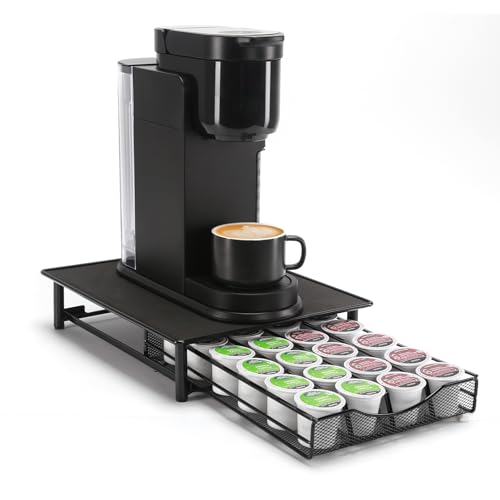 Miniatura 3 de Sysyly Soportes Para Cápsulas De Café,Dispensador De Cápsulas Compatible Con Dolce Gusto,Cajón De Metal Para Almacenar Cápsulas Dolce Gusto Capacidad Para 24 Cápsulas.