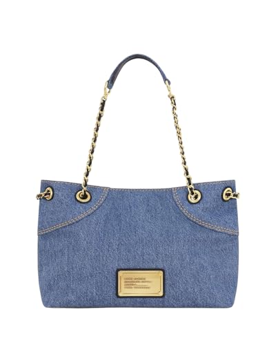 Marc Jacobs The Small Plaza Tote Shoulder Bag (Denim)