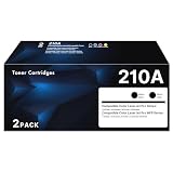 Lot de 2 cartouches de toner noir 210 A pour HP 210A HP 210X Work pour HP Color Laser Pro MFP 4301fdw 4301fdn Pro 4201dw 4201dn, 4301 4201 Series, W2100A