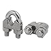 Aexit M12 304 Material handling Stainless Steel Saddle Clamp Cable Wire Rope Clip Fastener 2PCS Model:60as561qo109