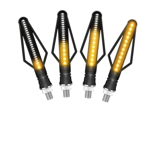 Clignotants de moto DRL blanc jaune rouge pour éviter les collisions