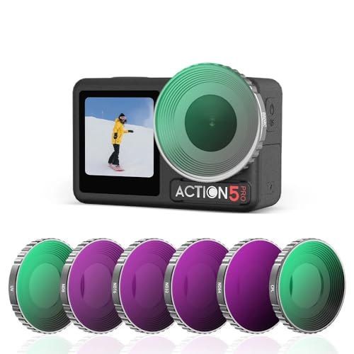Filtres d'objectif CPL pour caméra de sport Osmo Action 5 Pro et Action 4, verre optique BRDRC