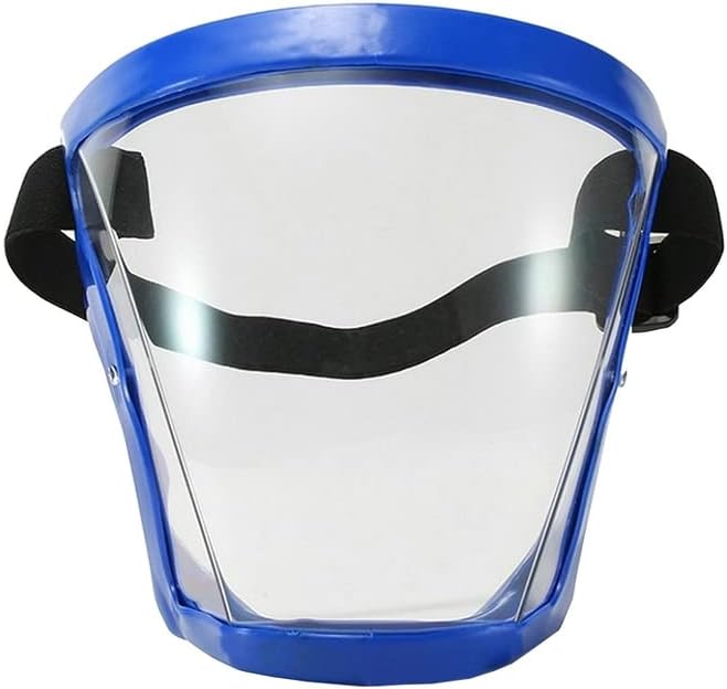 Veperain Visiera Protettiva, Maschera Protettiva Trasparente Antigoccia A Prova Di Saliva - Foto 3