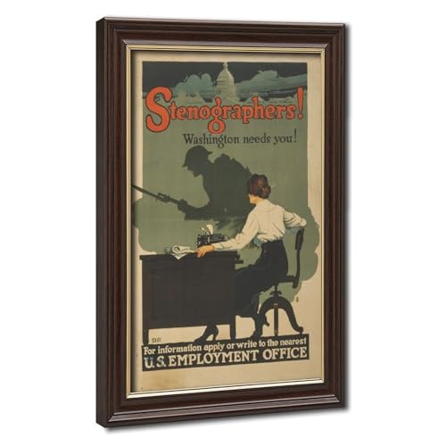Poster vintage Washington Needs You pour décorer un bureau rétro avec style