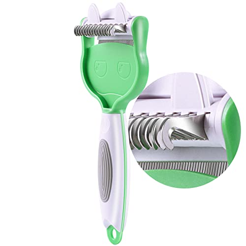 ACE2ACE Brosse 2 en 1 pour chien Vert