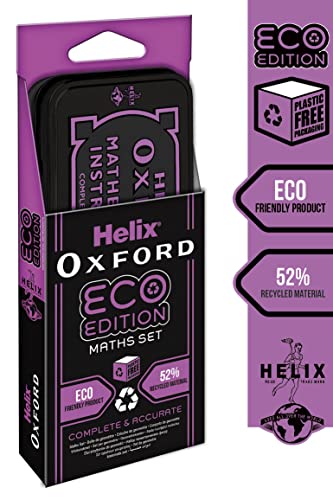 Helix Oxford Eco Maths Set - Pink - Image 3