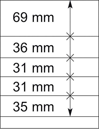 Lindner 802506 Feuilles Neutres T éviter froissement glissement timbre