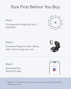 RingConn Gen 3 Smart Ring - Vascular Trends(Size 7, Royal Gold) — photo 2 of 6