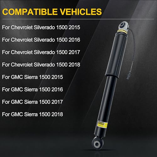 84178213 Pair Rear Left&Right Shock Absorber w/MagneRide for GMC Sierra 1500 4.3L 5.3L 6.2L For Chevrolet Silverado 1500 4.3L, 5.3L,6.2L 2015-2018 580-1109, 22953019, 84072223 by YWEISPART - Used condition - Image 3