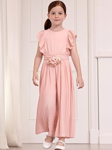 Mono de gasa plisado Abel & Lula confección premium infantil para bodas 164cm 4