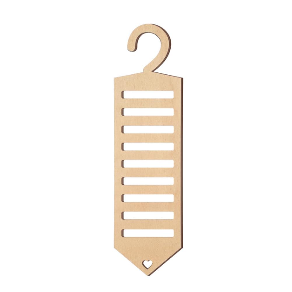 Porte-cravates en bois de placard suspendu pour rangement ceinture et écharpe