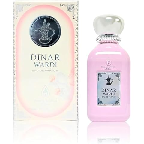 Dinar Wardi 100ml Eau De Parfum- Long-lasting Perfume for Women- Soft Musky Floral Vanilla Perfume Spray Cover