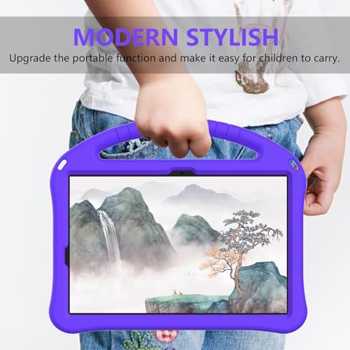 Protection EVA violette Samsung Galaxy Tab S10 FE antichoc et portable