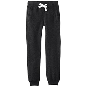 Southpole boys Active Basic Jogger Fleece athletic pants, Heather Charcoal, 12-Oct US