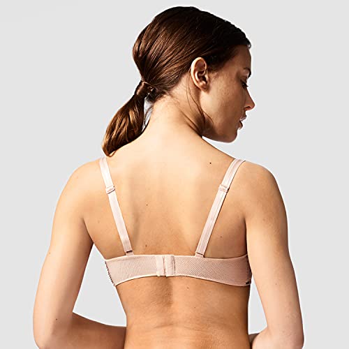 Chantelle Women's Day to Night Lace Unlined Demi Bra, Nude Blush, 34G (34DDDD) - Image 3