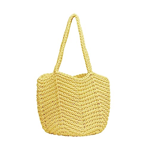 Sac de vacances creux WUURAA grand sac à bandoulière pour les journées plage