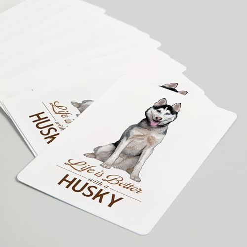 Lantern Press Husky, 52 Cartas Póker para Adultos miniatura 5