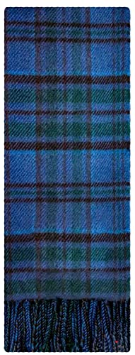 Irish Tartan Plaid Scarf County Wicklow Unisex 100% Lambswool