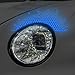 1 Pair Car Eyelashes for Headlights, Reflective DIY PVC Car Lashes, 9.8x4.4in Cute Decorative Stickers for Styling, Fun & Personalized Accessories, Blue