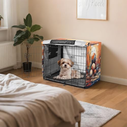 Housse imperméable pour cage chien chat extérieure intérieure imprimé baseball - 8