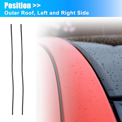 QUARKZMAN 2 Stück Auto Dach Tropfdichtung für Toyota Yaris Limousine 2007-2011