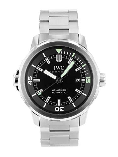 [アイダブリューシー] 腕時計 IWC IW329002 アクアタイマー オートマティック SSブレス ブラック [中古品] [並行輸入品]