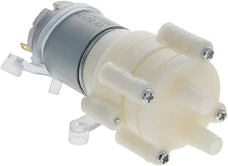 Fielect Bomba de diafragma autocebante de 5-12 V, motor de absorción de golpes, bomba de diafragma de CC R385