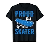 Hombre Orgulloso Padre Del Patinador, Patineta, Patinaje, Patinador Camiseta