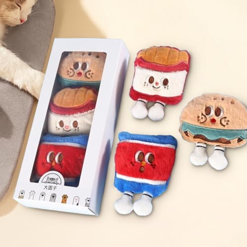 Hierba gatera para gatos en set interactivo con cascabeles para masticar 4