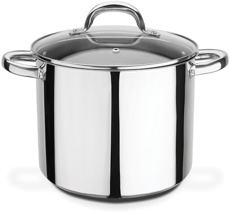 Pentola In Acciaio Inox GSW Montreal 5L - Con Coperchio In Vetro, Per Induzione E Forno - Foto 2