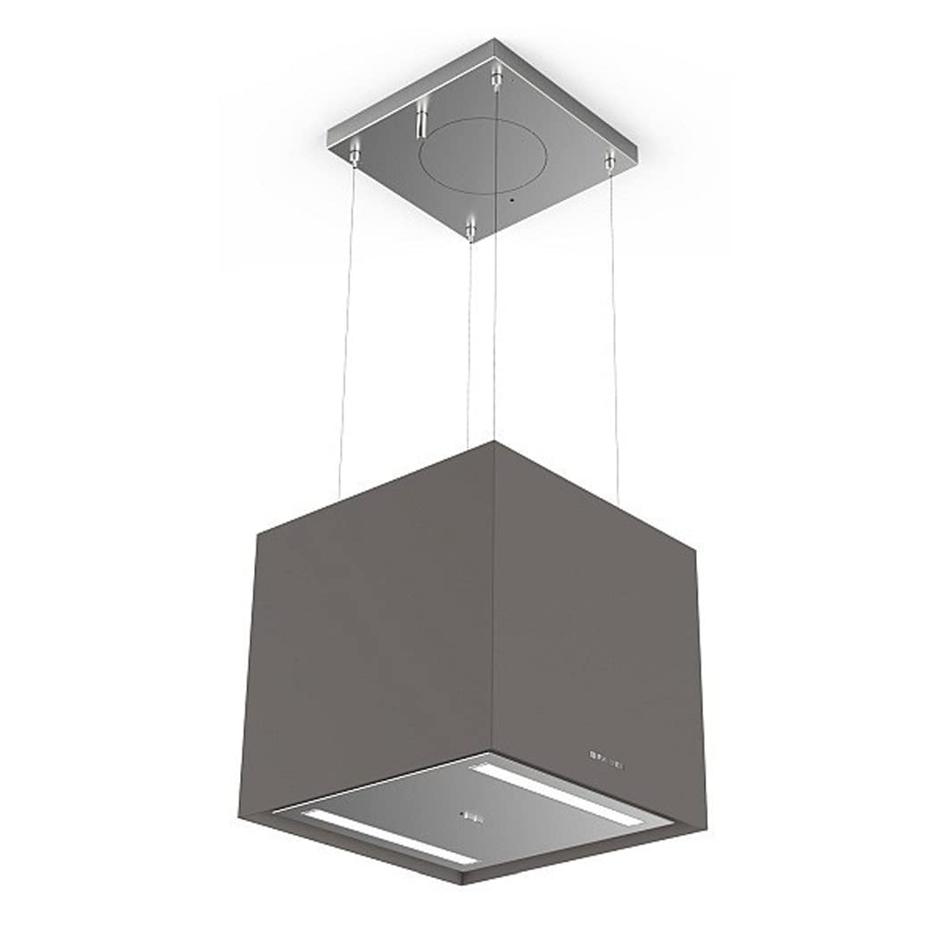FABER Cappa aspirante a isola SOFT CUBE GRIGIO LONDRA - 345.0607.589, Grigio
