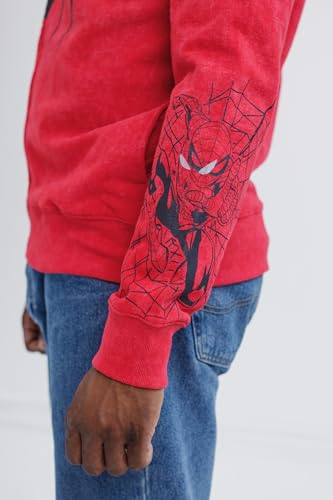 Image of Marvel Spider-Man Matching Family Cosplay Fleece Zip-Up Hoodie