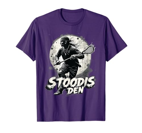 Native American Lacrosse Player Athlete in Action T-Shirt