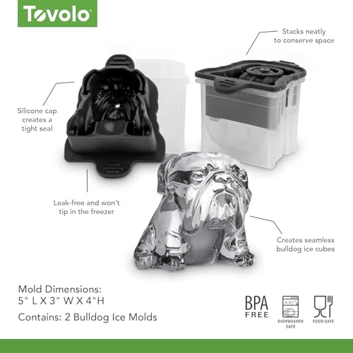 Set de 4 Moldes de Hielo Tovolo Bulldog Football miniatura 4