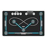 Tapete de práctica para manejo de palos: tablero de entrenamiento de hockey de 35,43 x 23,62 pulgadas, almohadilla antideslizante para interiores y exteriores con fuerte estabilidad | Herramienta de r