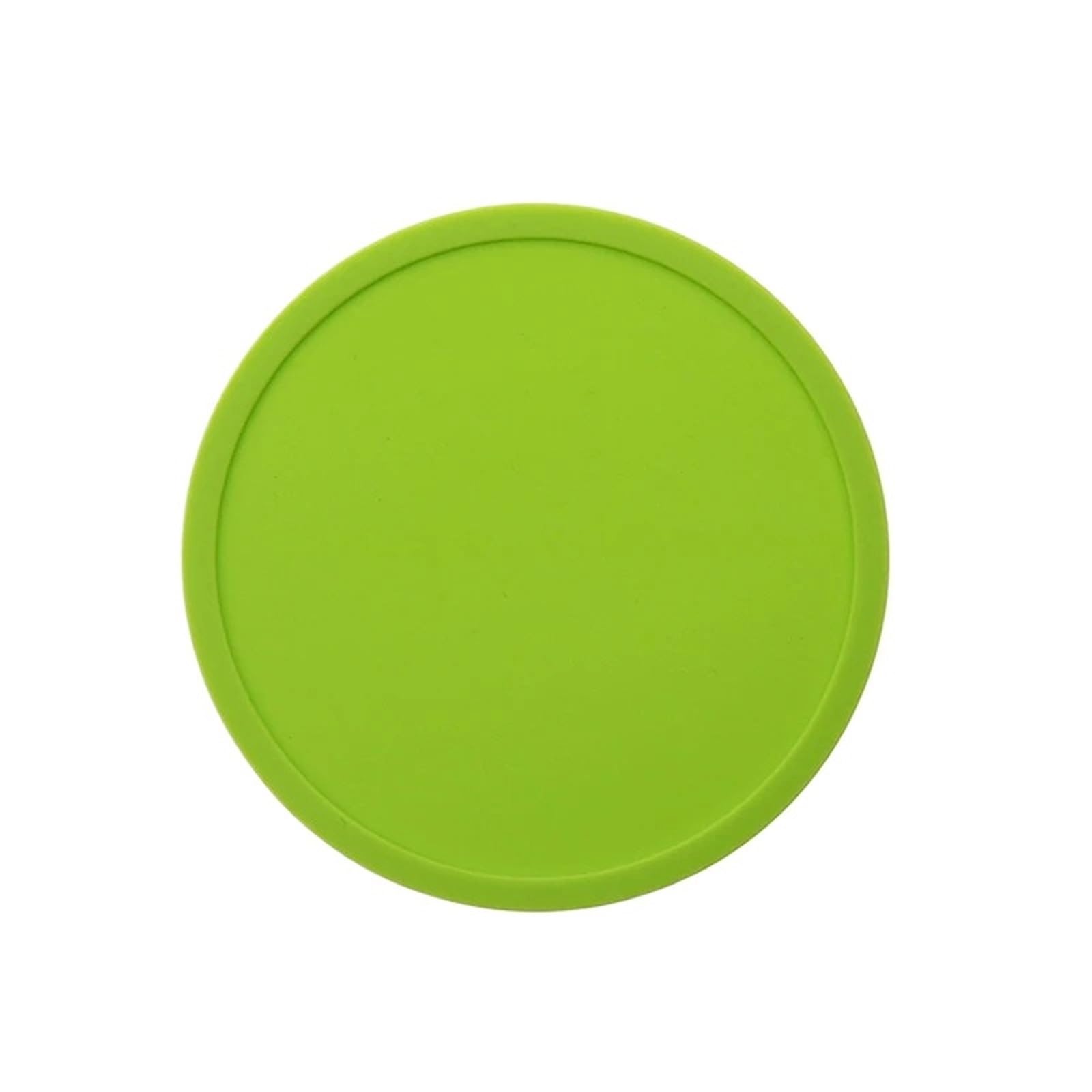 10Pcs 9cm Multifunctional Silicone Circular Coaster Tea Cup Table Anti Scalding Fouling Slip for Cap(Color6)