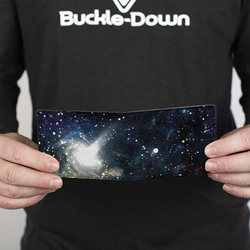 Buckle-Down Unisex Adults Bifold Wallet- Galaxy Collage, Multicolor, 4.0 x 3.5 US4