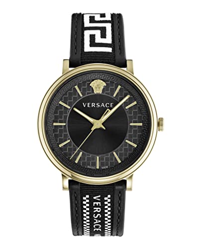 Versace V-Circle Collection Montre de luxe pour homme, Doré - VE5A01921, OS, Versace | V-Circle
