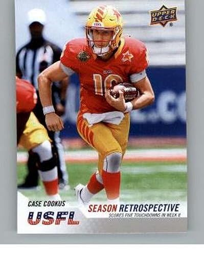 2023 Upper Deck USFL Box Set #27 Case Cookus Philadelphia Stars Retrospective Season Highlights NFL Football Card NM-MT