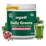 Organifi Daily Greens - Everyday Nutrition and Support - Greens Powder for Energy, Digestion, and Immunity, 30 Servings